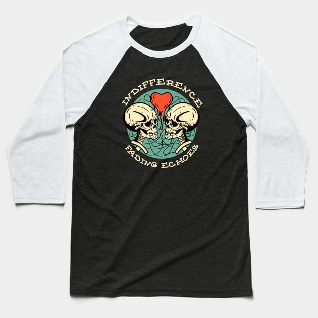 Indifference Baseball T-Shirt by artslave